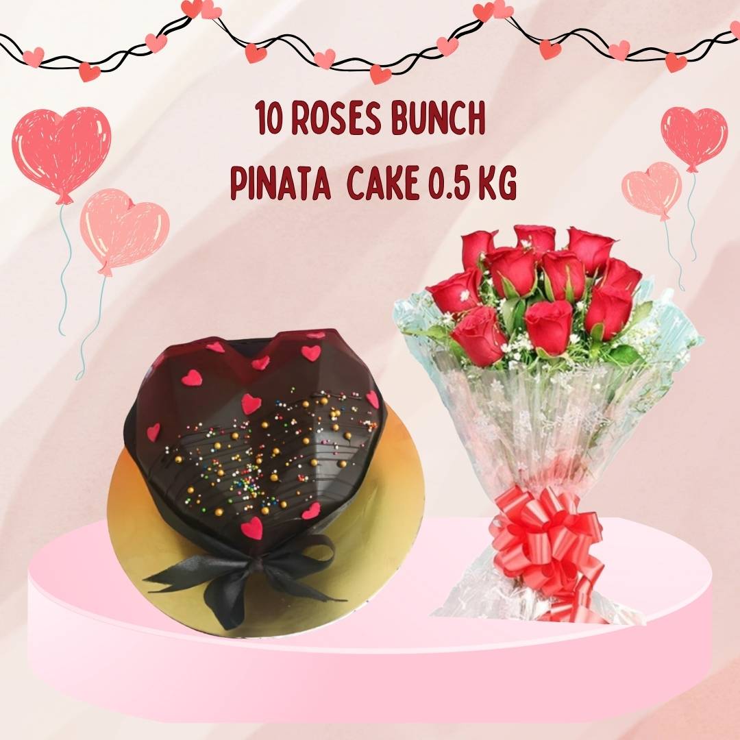 3D Heartfelt Pinata Surprise Symphony Combo