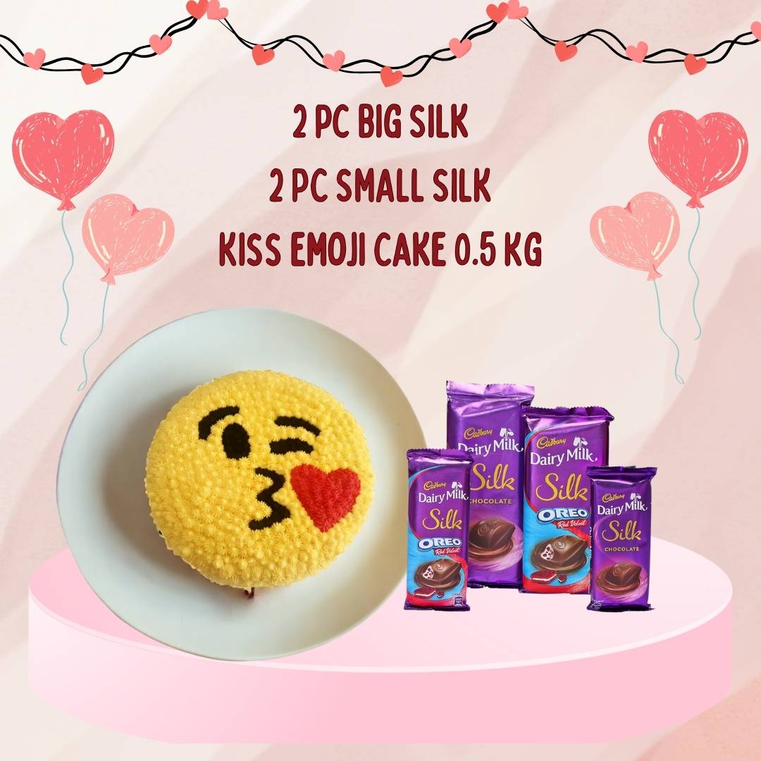 Kiss Emoji Silk Delight Combo