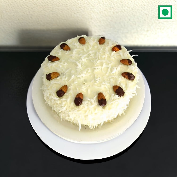 Almond White Forest Cake