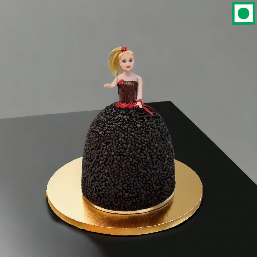 Choco-Chip Barbie Doll Cake