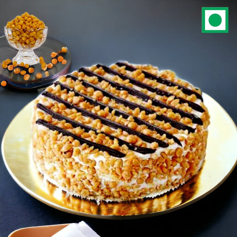 Crunchy Praline Butterscotch Cake