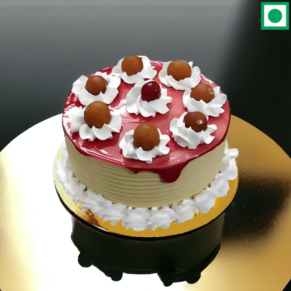 Delicious Gulab Jamun Cake