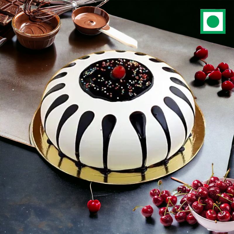 Dome Shaped Blackforest Cake