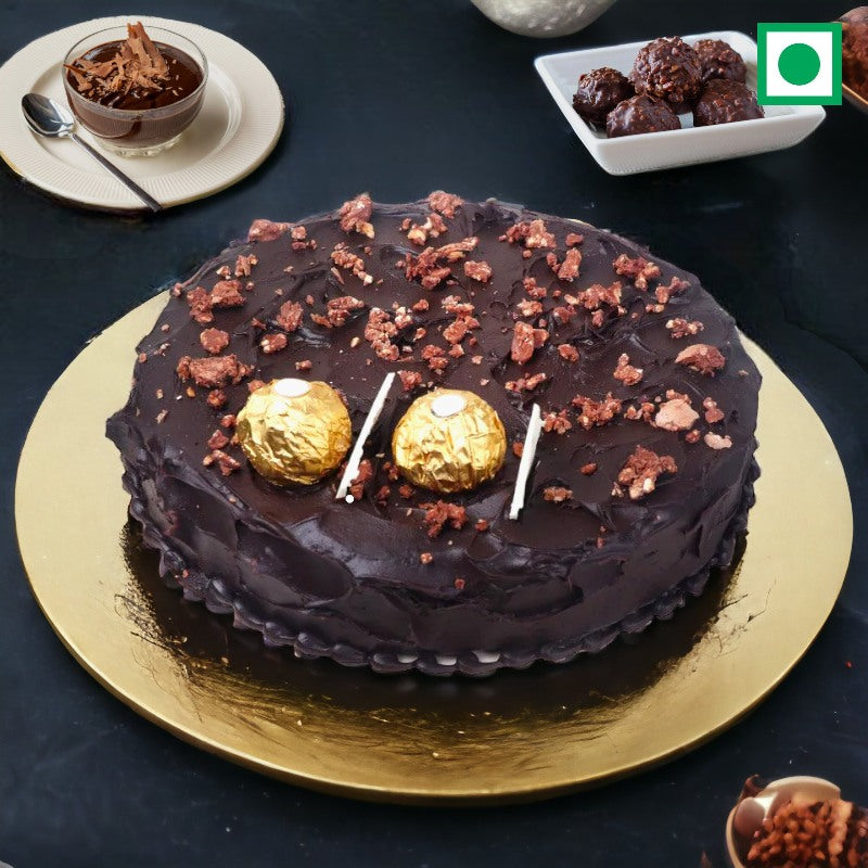 Double Ferrero Rocher Truffle Cake