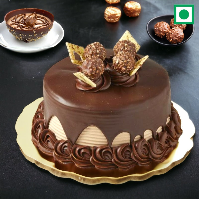 Elegant Ferrero Rocher Cake