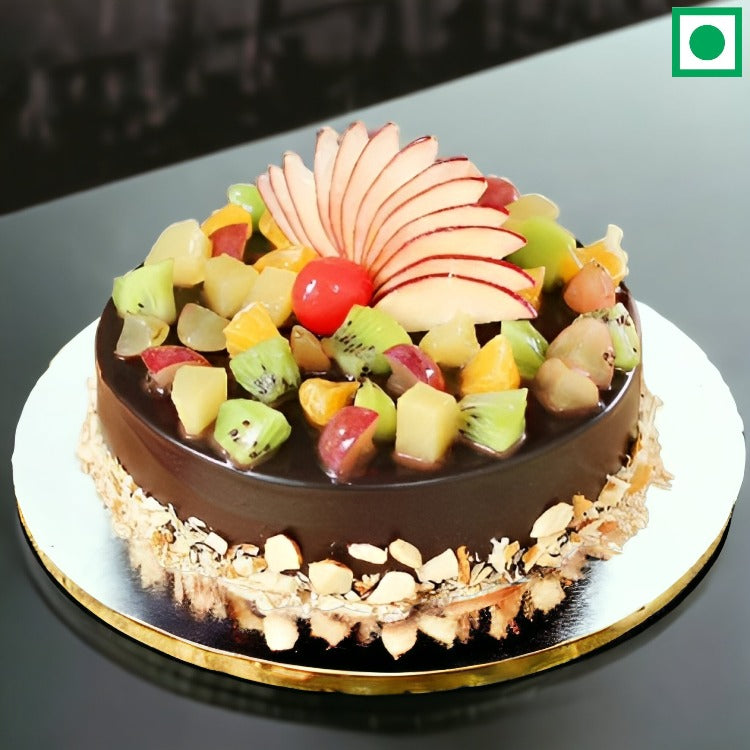 Fruit and Nut Overload Chocolate Cake