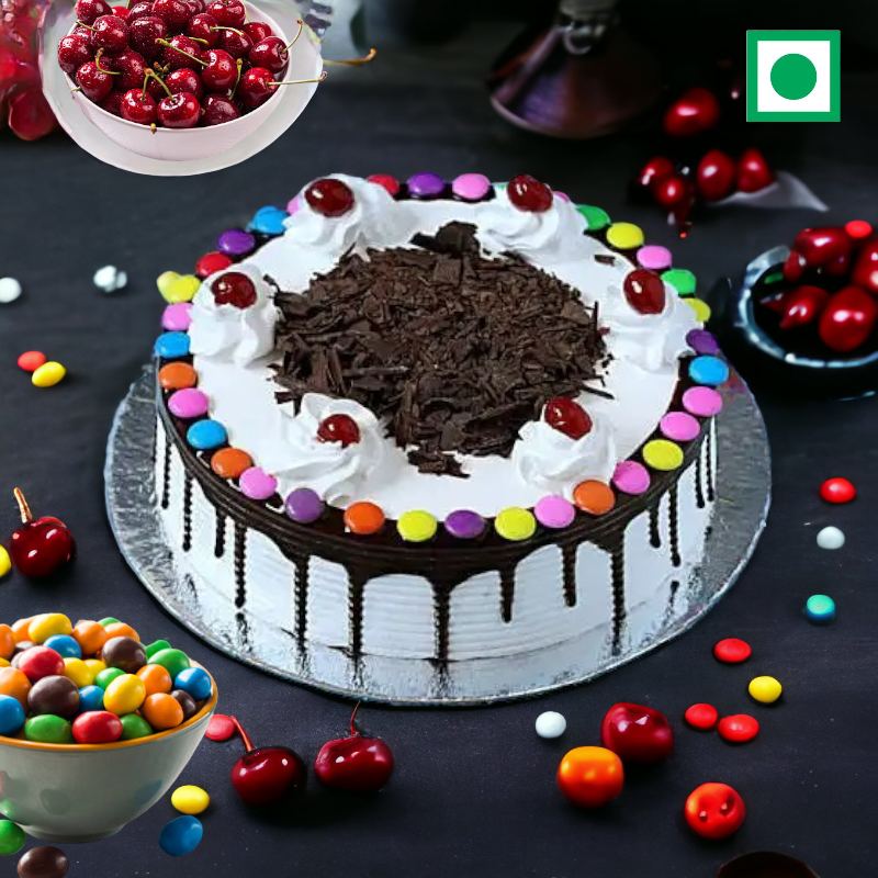 Gems Blackforest Cake