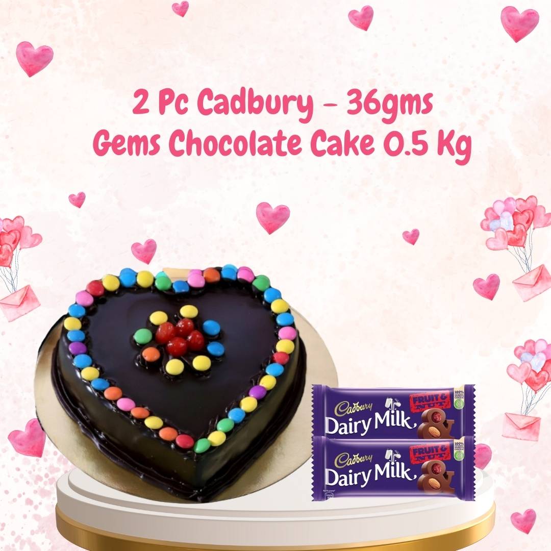 Heart Gems Chocolate Truffle Delight Combo