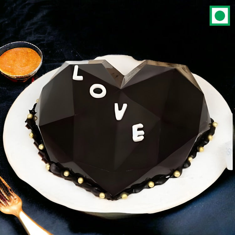 Heart Shaped Chocolate Pinata Cake