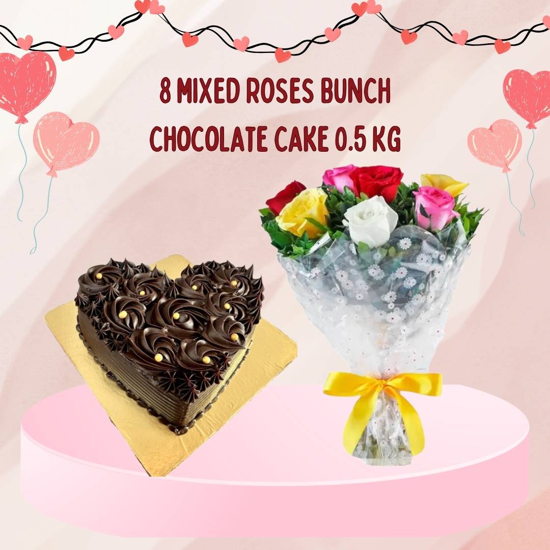 Heart Truffle Rose Affair Combo