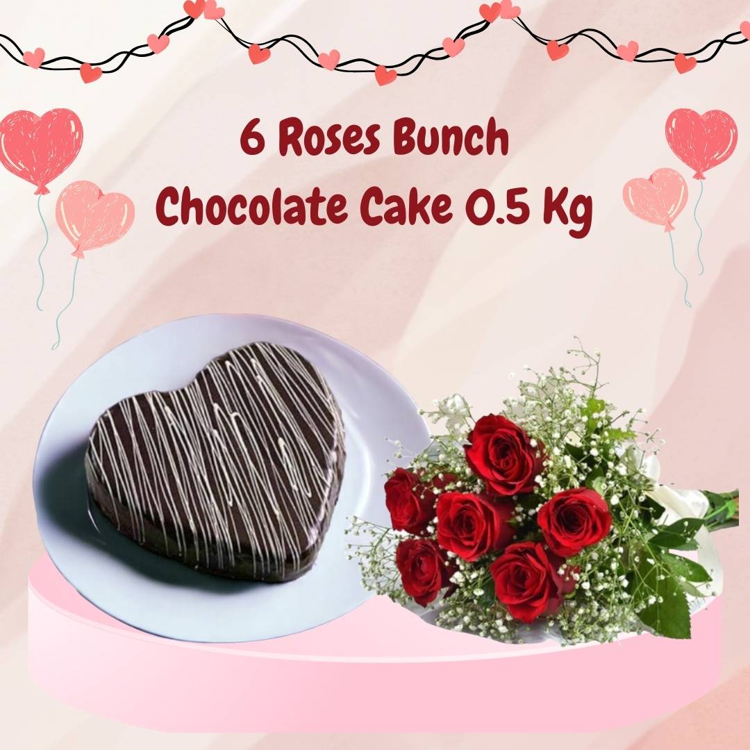 Heartfelt Chocolate Truffle Rose Symphony Combo