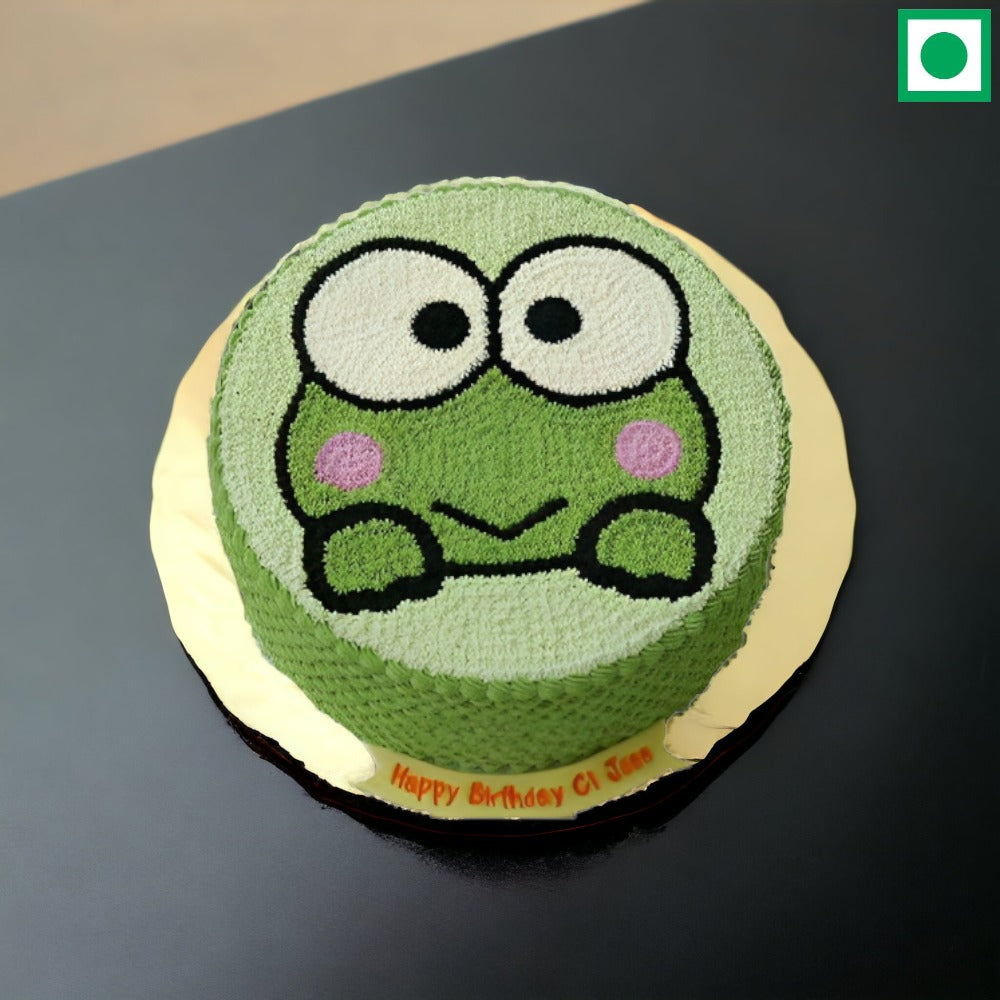 Keroppi Cartoon Cake for Kids