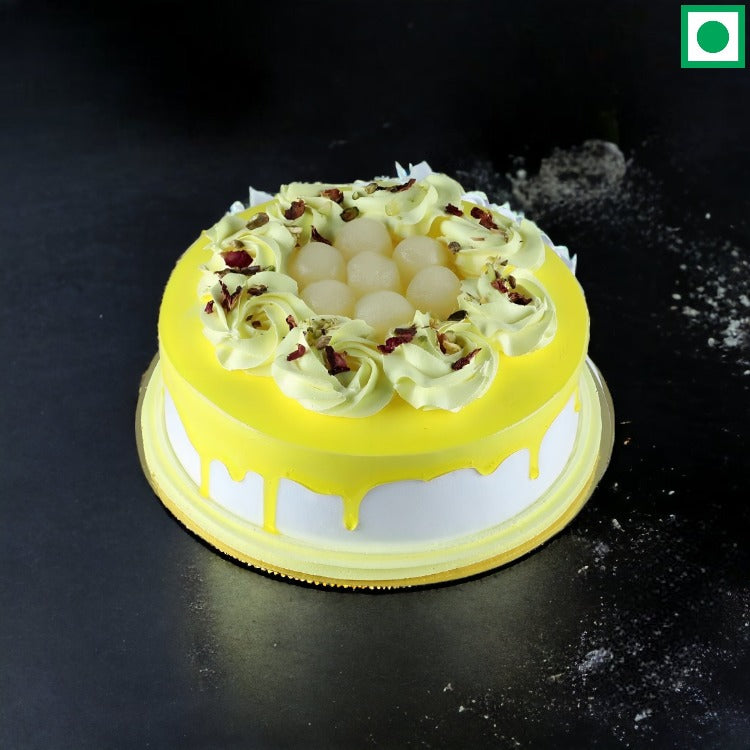 Pineapple Rasgulla Cake