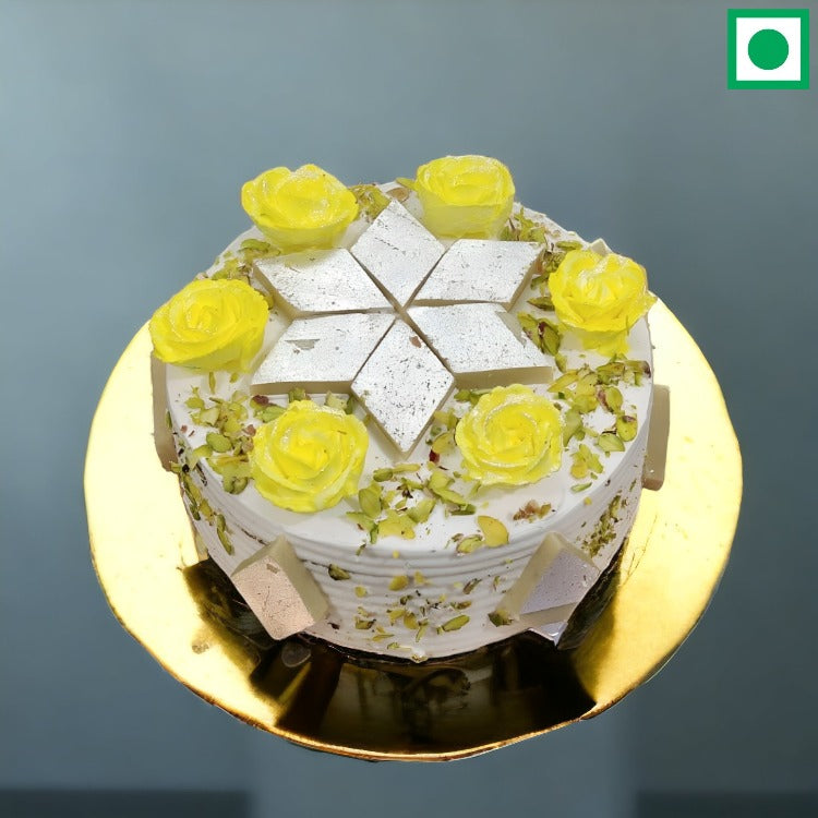 Pista Kaju Katli Cake