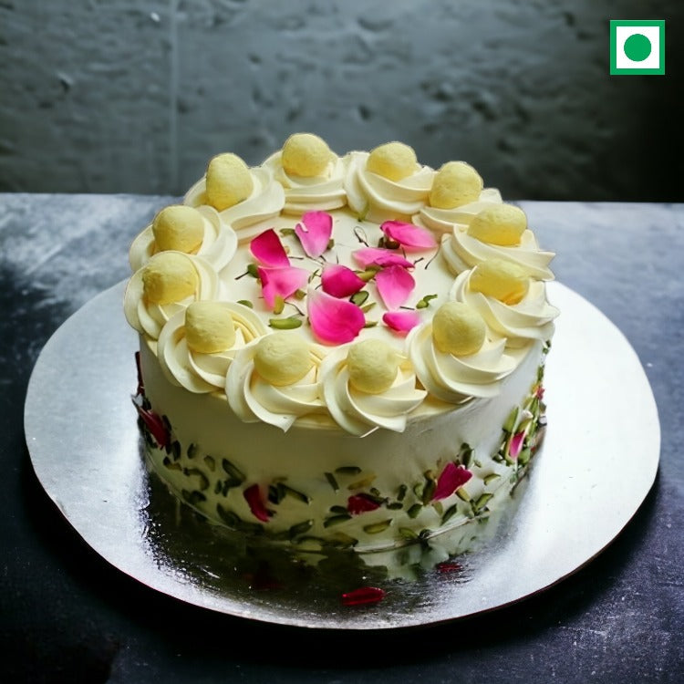 Rose Rasmalai Cake