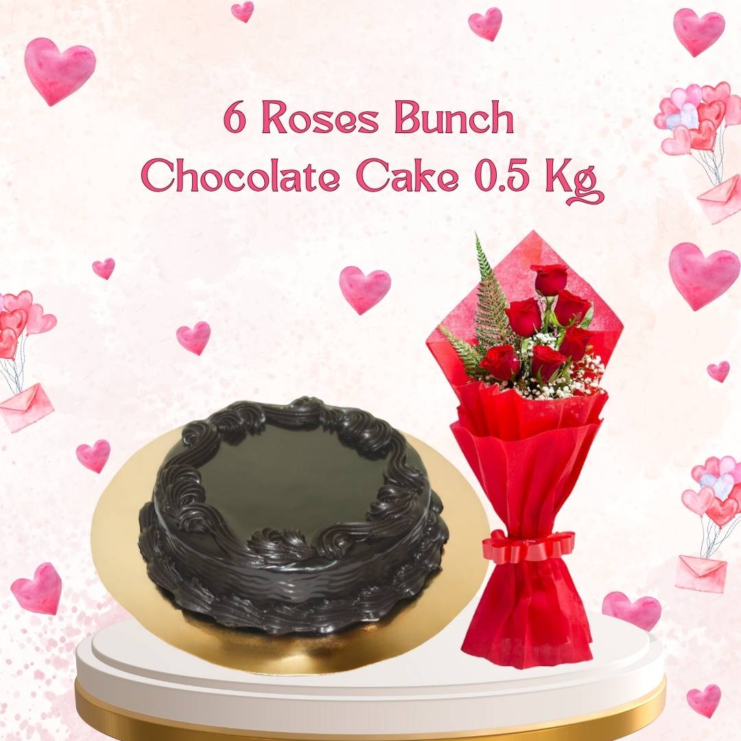 Tempting Rose Chocolate Truffle Affair Combo